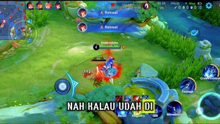 Gameplay Zilong ketika ada Tanker yang takut Mati | honor of kings