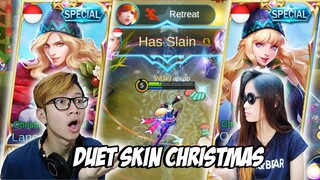 DUET NEW SKIN CHRISTMAS ft Vania Delicia - MOBILE LEGENDS INDONESIA