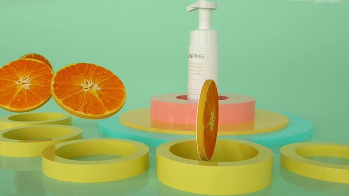 【Advertising Compe*on】First-year student's animation JUNPING Junping Cleansing Mousse