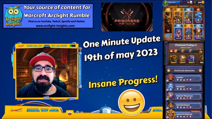 One Minute Update - 19th May | Warcraft Arclight Rumble | Arclight Insights Channel