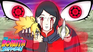 SARADA ÉVEILLE SON MANGEKYOU SHARINGAN DEVANT SASUKE AVANT SHIPPUDEN ! LA MORT DE NARUTO (BORUTO 80)