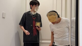 แข่งกับแม่ว่าใบหน้าใครทนกว่ากัน