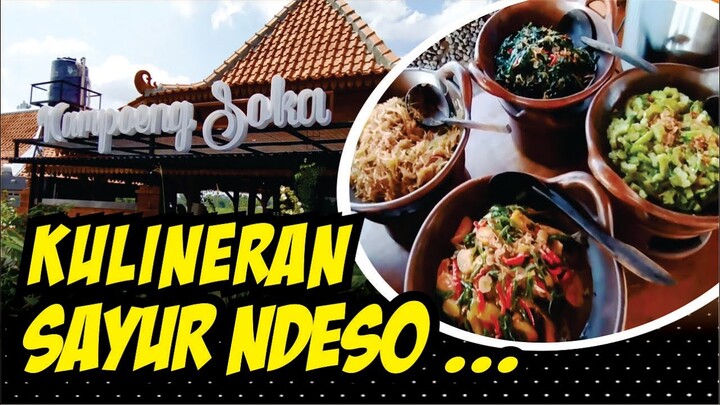 KULINER MASAKAN OLAHAN RUMAHAN || SAYUR NDESO NUANSA RESTO || KAMPOENG SOKA || KULINER JOGJA 2020