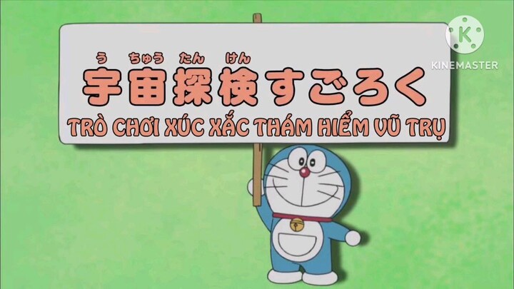 doraemon trò chơi xúc xắc thám hiểm vũ trụ