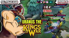 PENJELASAN LENGKAP❗CARA MAIN URANUS GAK MATI MATI PAS WAR || URANUS BEST BUILD 2024.MOBILE LEGENDS