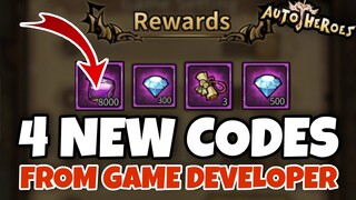 4 NEW Auto Heroes GIFT CODES | April 2021