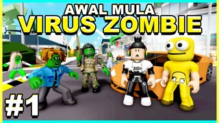 Awal Mula VIRUS ZOMBIE Menyerang BROOKHAVEN! | PART 1 (Roblox Brookhaven 🏡RP)