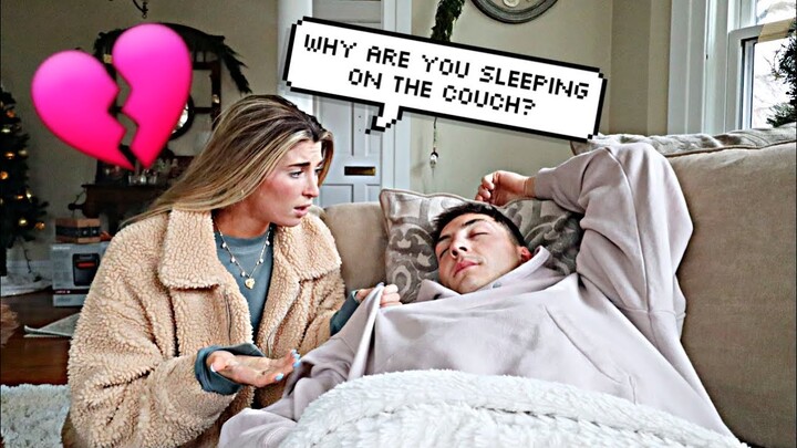Sleeping On The Couch At Her Parents House *Prank On Wife*