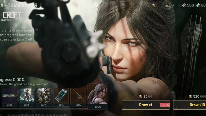 Gacha Lara Croft Bau