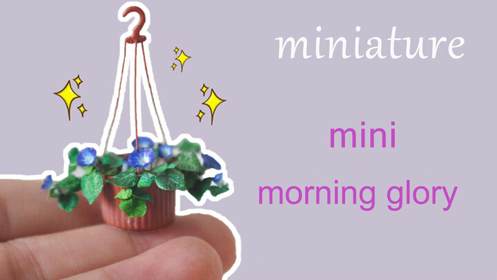 Bunga Morning Glory Mini / Miniatur