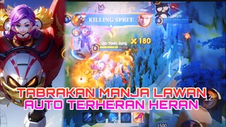 TABRAKAN MANJA LAWAN AUTO TERHERAN HERAN