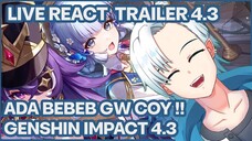 LIVE REACT TRAILER 4.3 - ADA BEBEB GW COY NANTI DI FONTAINE !!! MAKIN CANTIK AJA SIH !