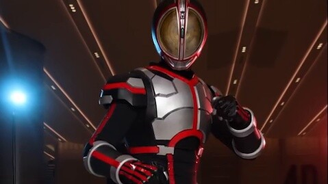 [Leather suit making] 2-minute speedrun of Kamen Rider Faiz leather suit making process! My favorite