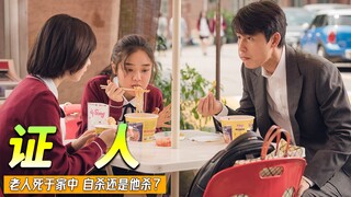 老人死于家中，保姆就在身旁，是自杀还是他杀？对面一个自闭症患者目的一切。《证人》