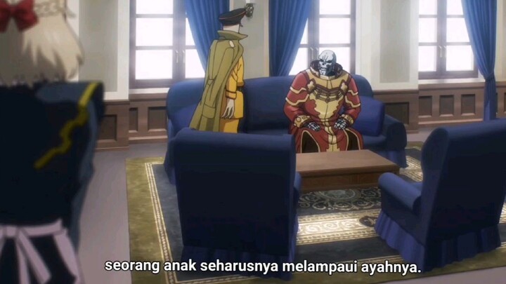 Overlord - momen ketika pandora di angkat menjadi anak oleh Ainz