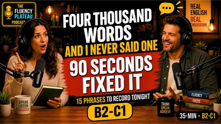 The Habit That Finally Got Me Past My English Plateau | 35-Minute English Podcast (B2-C1)