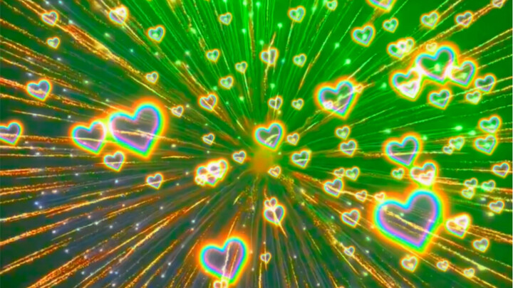 Kembang api berbentuk hati yang begitu indah ini, kepada siapa kamu akan langsung membagikannya?