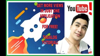 HOW TO GET MORE VIEWS ON YOUTUBE 2020 IN JUST ONE APPLICATION FOR FREE!TAGALOG TUTORIAL!TUBEROCKET!