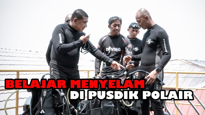 BELAJAR MENYELAM DI PUSDIK POLAIR | PAK BHABIN | POLISI MOTRET