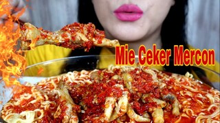 ASMR MIE CEKER MERCON PEDASNYA MANTAP | ASMR MUKBANG INDONESIA