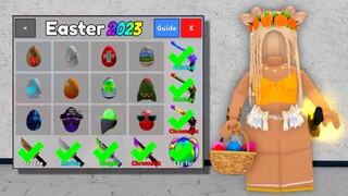 I FINALLY UNLOCKED All The EGGS in Roblox Murder Mystery 2!