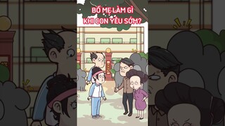 Bố mẹ làm gì khi con yêu sớm? #shorts  #trithucplus #trithuc