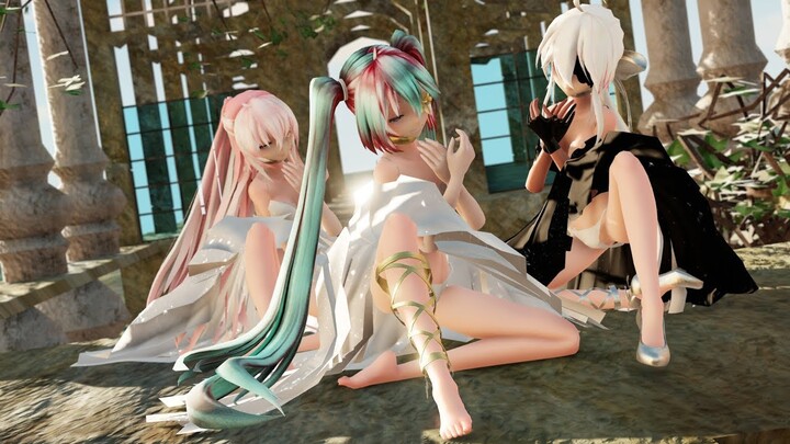 ▌MMD ▌◤•蜜月Un・Deux・Trois•◥ ◈Luka•Miku•Haku◈