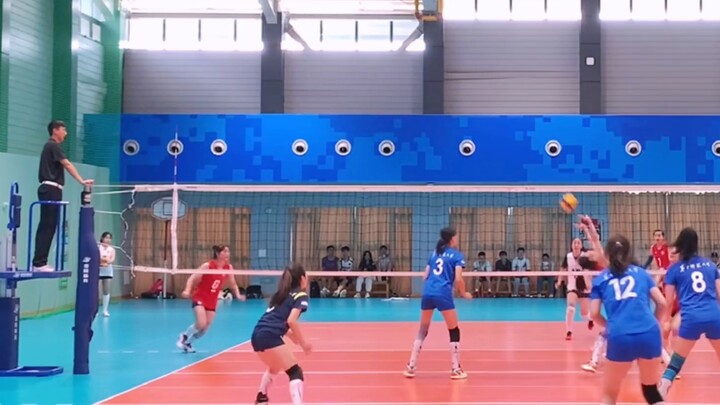 [Highlights of the finals of the women's volleyball team in the provincial games] Lightspeed flat pu