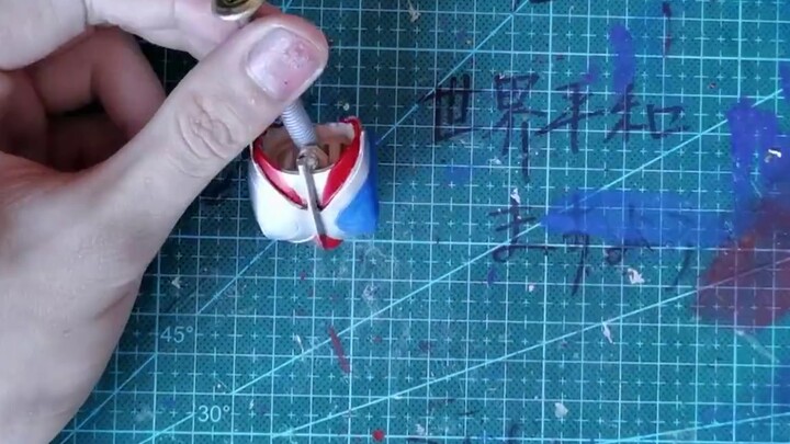 Self-modified Ultraman Cosmos Eclipse form shf