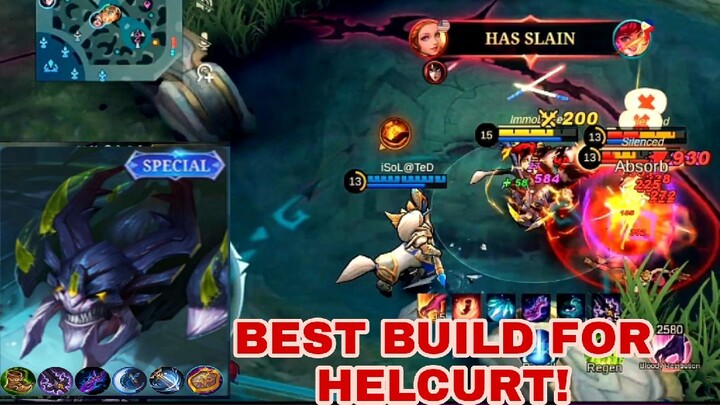 BEST BUILD FOR HELCURT | HIGH DAMAGE