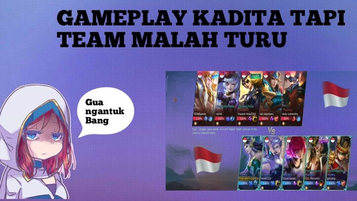 Mencoba bermain di jam malam malah ketemu orang beginian di Rank badak!!! Gamplay kadita!!