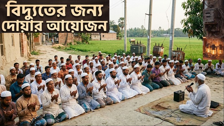 বিদ্যুতের জন্য দোয়ার আয়োজন বাংলাদেশ
