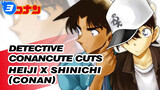 Hattori Heiji x Kudo Shinichi (Edogawa Conan) TV Ver. Cute Interactions Detective Conan_3