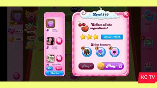 CANDY CRUSH SAGA LEVEL 510 (NEW VERSION)
