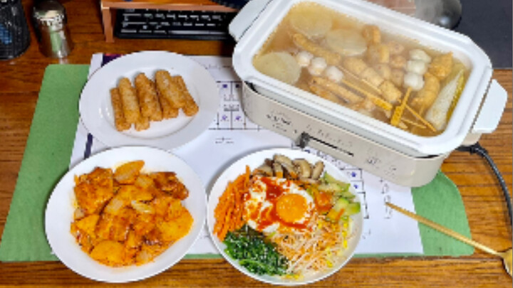 A steaming hot meal is the antidote to a weary life.