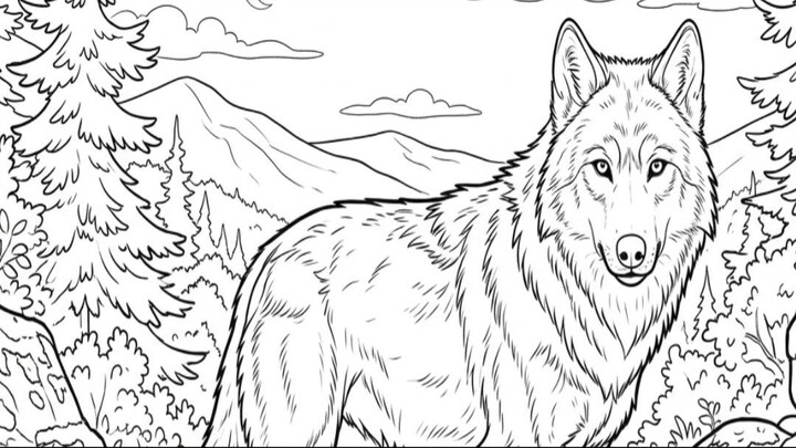 Загадка: Кто это? 🐺 Он воет на луну! Мир животных Хищники