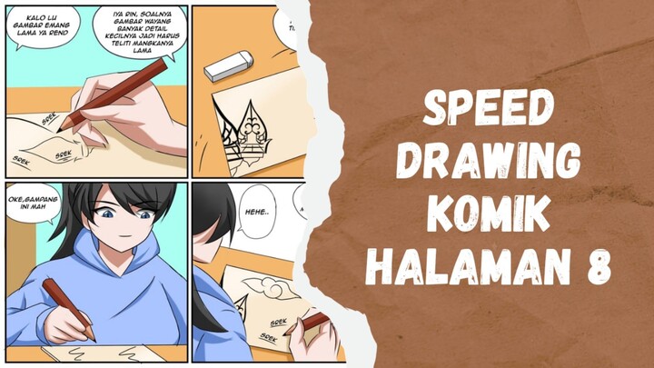 speed draw komik halaman 8