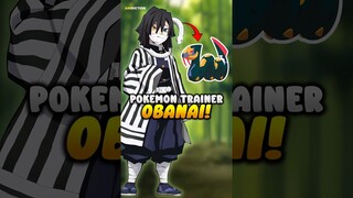 What If OBANAI Became A POKÉMON Master? #shorts #pokemon #obanai