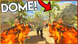 THE LARGEST ARMORY IN ZOMBIES HISTORY! - Dome Custom Zombies ft. Tim Hansen, GregFPS, + plusJohnny