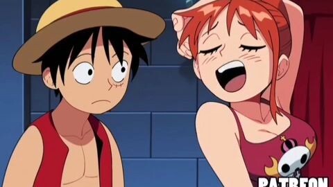 Nami  tease monkey d Luffy