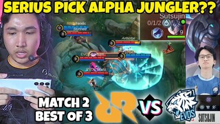 WE ALPHA JUNGLER KELUAR BOS!! MATCH 2 EVOS VS RRQ