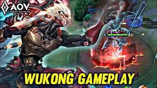 AOV : WUKONG GAMEPLAY | LATE GAME MASSACRE - ARENA OF VALOR LIÊNQUÂNMOBILE ROV