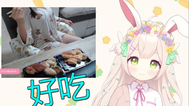 【羽咲Rabi】日本兔兔给您表演一个食物消失术
