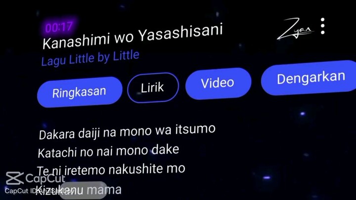 Kanashimi wo Yasashisani