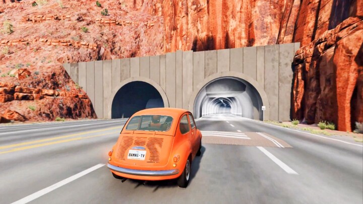 What’s it like to accelerate your car to 2,000 km/h in a tunnel?