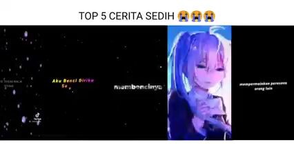 TOP 5 CERITA ANIM SEDIH😭  NOMOR 3 BIKIN SAKIT HATI😭😭