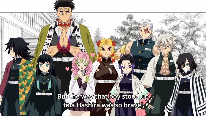 Hashira's reacting on tanjiro's head butt!Taisho era secrets ❤️