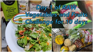 10 DAYS RAW PLANTBASED (VEGAN) CHALLENGE - DAY 1 (DEC 3, 2019)