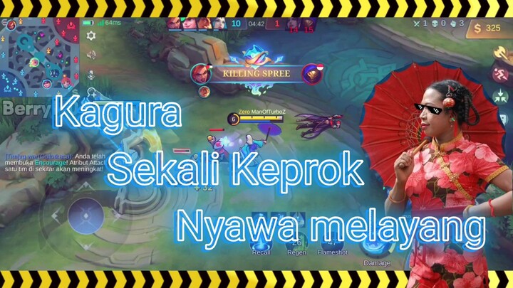 Gameplay Kagura Nomer 1 di Indonesia .................. dari belakang.