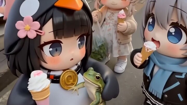 I want a strawberry too.